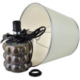 Mondex namizna svetilka steklo Leti Bubble 9x9x29cm siva 1kos, (5000301932) | Shoptok.si