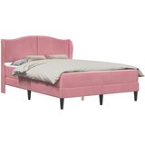  Krevetna konstrukcija 2 pcs Ružičasta 120 x 190 cm Baršun | Shoptok.si