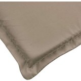  Blazina za ležalnik taupe 186x58x4 cm oxford tkanina, (20623493) | Shoptok.si