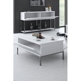 Hanah home sto za dnevnu sobu lord white silver