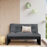  Srednja sofa crni 120x80 cm od masivne borovine | shoptok.hr