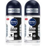 Nivea MEN Black & White Invisible Original roll-on antiperspirant ekonomično pakiranje | shoptok.hr
