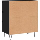  Komoda crna 60 x 35 x 70 cm od konstruiranog drva | Eponuda.ba