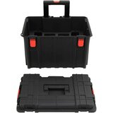 vidaXL Prijenosni kovčeg crni 56,5x45,5x48 cm od PP-a | shoptok.hr