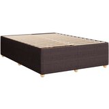  Okvir za krevet bez madraca tamnosmeđi 140 x 190 cm od tkanine | shoptok.hr