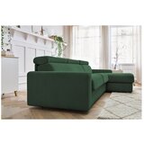 Bobochic Paris Tamno zelena sklopiva kutna garnitura od samta (promjenjiva) Monaco – | shoptok.hr