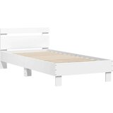 vidaXL Okvir kreveta s uzglavljem bijeli 90 x 200 cm konstruirano drvo | shoptok.hr