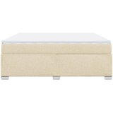  Krevet s oprugama i madracem krem 180x200 cm od tkanine | shoptok.hr
