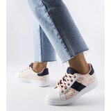 Gemre White sneakers with colorful inserts Kessla | Shoptok.si