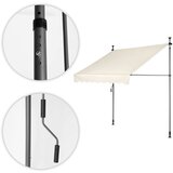 Multi Garden balkonska tenda s podešavanjem visine – vodootporna, s ručicom, bež | shoptok.hr