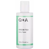 Q+A Green Tea Daily Toner čistilni losjon z zelenim čajem 100 ml za ženske