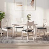 vidaXL Jastučići za sjedenje 4 pcs Tamno siva 40 x 40 x 3 cm Cijene