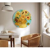  Okrugla slika - Vincent van Gogh – Sunflowers II 80x80 | shoptok.hr