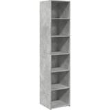Furnova Visoka omara betonsko siva 40x41x185 cm inženirski les, (21954809) | Shoptok.si