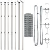 vidaXL Euro Ograda s 13 Postova 0.4x25 m Galvanizirani čelik Cijene