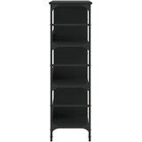  Komoda crna 102 x 32 x 103,5 cm od konstruiranog drva | shoptok.hr