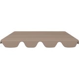  Zamjenski krov za vrtnu ljuljačku smeđesivi 150/130 x 105/70 cm | shoptok.hr