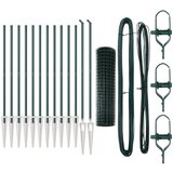 vidaXL Euro Ograda Set od 2 Zelena Metal 25 x 1.0 m Izdržljiva Cijene