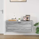 Zidni ormarić za cipele siva boja hrasta 100x35x38 cm drveni | shoptok.hr