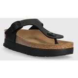 Birkenstock Japonke Papillio Gizeh Platform Vegan Črna | Shoptok.si