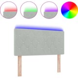 vidaXL led uzglavlje s kristalnim gumbima, ugaono, svijetlosivo, 90 cm, baršunasto, uzglavlje s kristalnim gumbima, svijetlosivo, 90 cm, baršunasto | shoptok.hr
