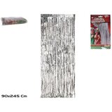 Dekorativna ZAVJESA LAMETE SREBRNE 90*245 CM | Eponuda.ba