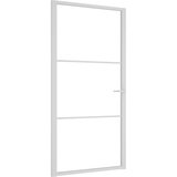  Unutarnja vrata 102,5x201,5 cm bijela od ESG stakla i aluminija | Eponuda.com