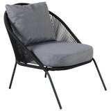 Venture Home Lindos vrtna lounge fotelja, crna | shoptok.hr