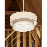 Kave Home Bijela/bež viseća svjetiljka s tekstilnim sjenilom ø 40 cm Bianella – | shoptok.hr