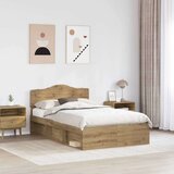  Okvir za krevet Umjetnička hrastovina 120 x 190 cm | shoptok.hr