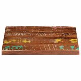 Stolna ploča 60x60x3,8 cm četvrtasta masivno obnovljeno drvo | shoptok.hr