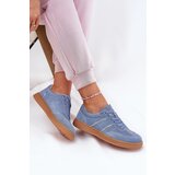 EVENTO Women's Low Suede Sneakers Blue Paliana | Shoptok.si