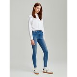 House - Skinny traperice srednje visokog struka - Tamnoplava | shoptok.hr