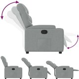 vidaXL Naslonjač za noge svijetlo sive tkanine | shoptok.hr