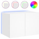 Maison Chic Stenska TV omarica - TV stojalo - Televizijska omarica z LED lučkami bela 60x35x41 cm, (21699551) Cene