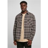 UC Men Boxy Kane Check Shirt grey/black Cene