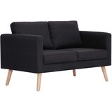  2-dijelni set sofa od tkanine crni | shoptok.hr