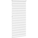 vidaXL Zebra senčilo bela 100x230 cm tkanina širina 95,9cm poliester | Shoptok.si