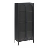 Støraa Črna kovinska vitrina 80x186x40 cm Luna – | Shoptok.si