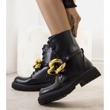 Gemre Black hiking boots with chain Galar | Shoptok.si