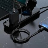 Acefast kabel Tip C za iPhone Lightning 8-pin MFi 3A PD30W aluminijska legura C1-01 1,2 m crna | shoptok.hr