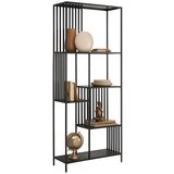 Ambia Home regal 80/190/30 cm črna Cene