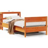 vidaXL Okvir kreveta bez madraca voštano smeđi 75 x 190 cm od borovine | shoptok.hr