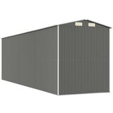  Vrtno spremište svjetlosivo 192x606x223 cm pocinčani čelik | shoptok.hr