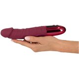 Beau Coeur Varelo - realističan, punjivi silikonski vibrator (crveni) | shoptok.hr