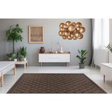 Kayoom RAVNO TKANA PREPROGA Splash 300 Grau / Braun 120/170 cm tkano rjava, siva | Shoptok.si