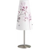 Brilliant Stona lampa ISI 1xE14/40W/230V bela/ružičasta/sjajni hrom | Eponuda.com