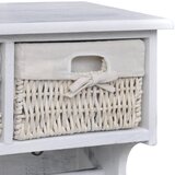  Zidna polica bijela 60 x 23,5 x 33 cm od drva paulovnije | shoptok.hr