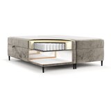 Maison de Rêve Svetlo rjava boxspring postelja s prostorom za shranjevanje 180x200 cm Araya – | Shoptok.si
