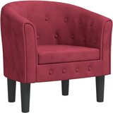 vidaXL Fotelj vinsko rdeče žamet, (20957365) | Shoptok.si